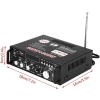 Wzmacniacz HiFi radio pilot 600W BT USB 12V/230V [23010000749]
